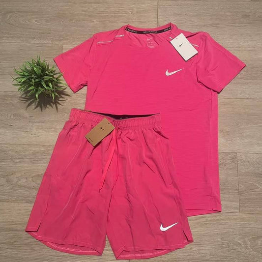 Pink miller short set