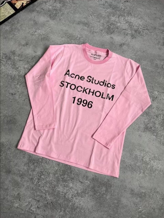 Pink Acne Studio Long Tee