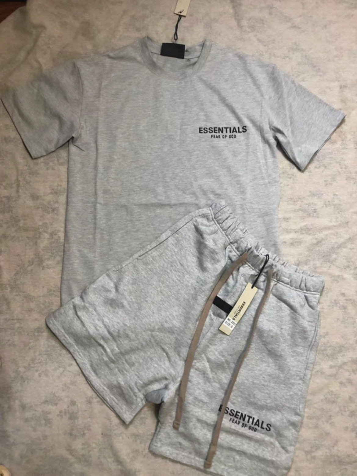 Oatmeal Grey Short Set