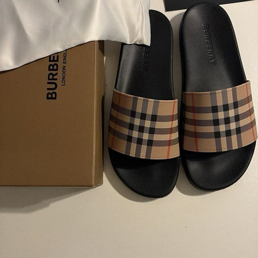 Burberry slides