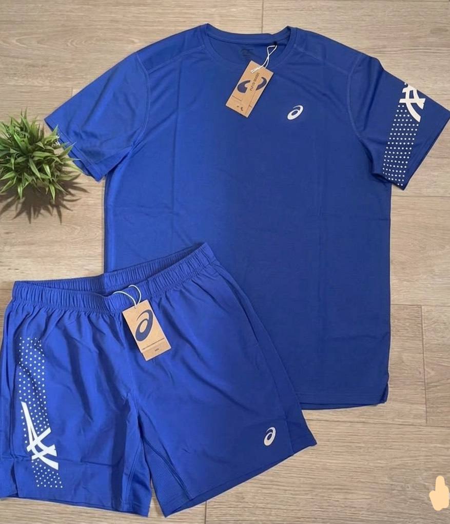 Blue Assic short set